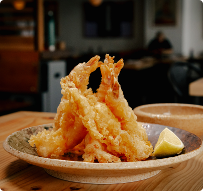 Prawn tempura